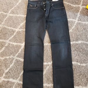 G-Star Raw '3301 STRAIGHT' DARK WASH JEANS W33 L34